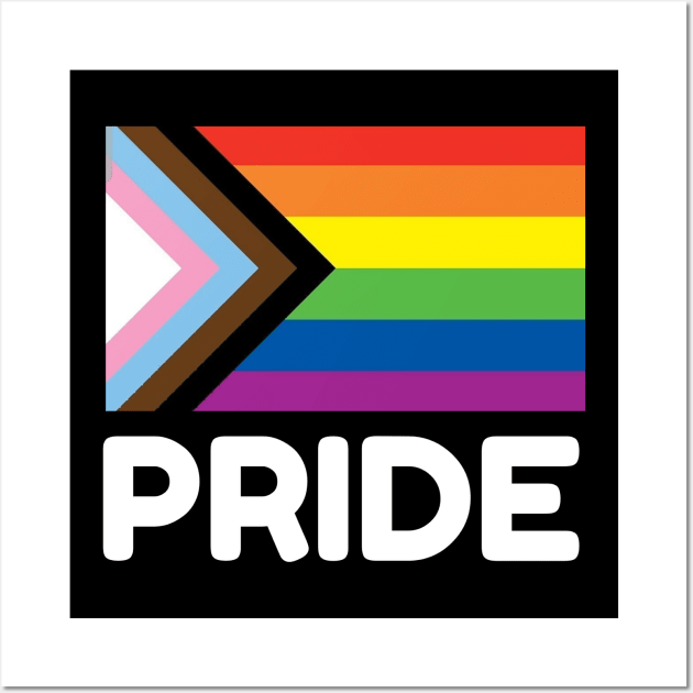 2020 Pride Flag All Inclusive Wall Art by PowderShot